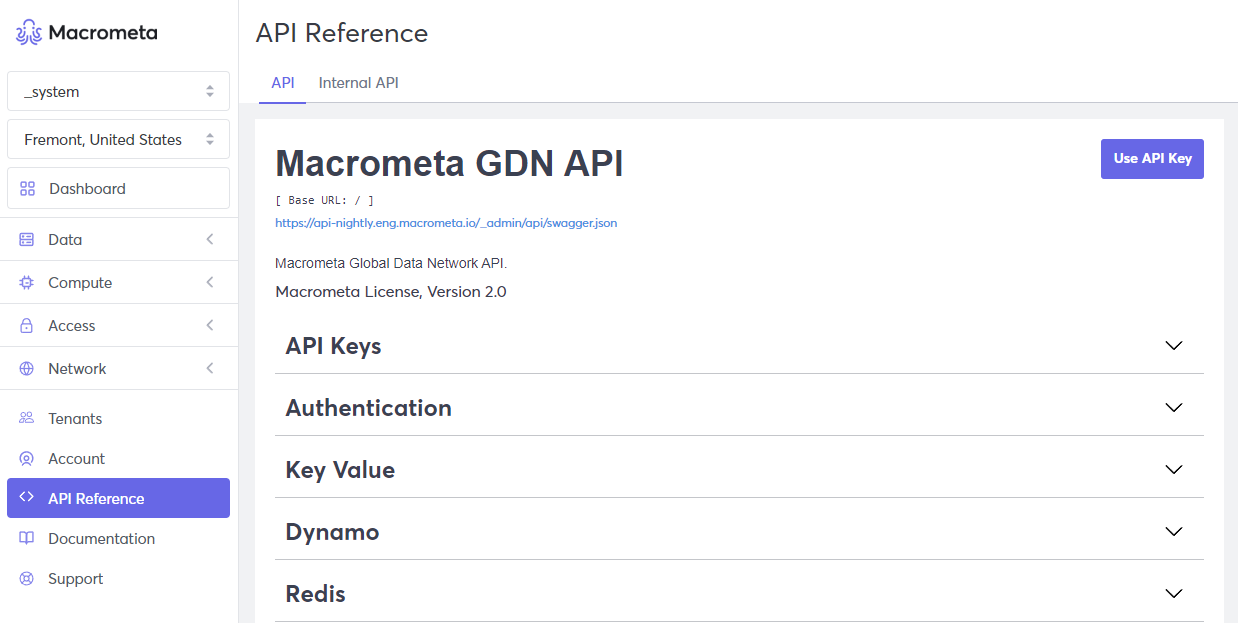 GDN API Browser